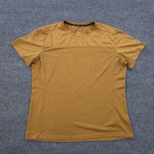 Kuhl Shirt Mens Extra Large Tan Engineered Krew Performance Hiking Outdoors Logo